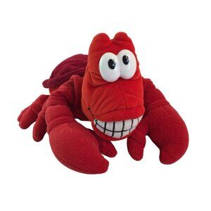 Vintage Sebastian Crab Plush 13" Hand Puppet Disney Little Mermaid 1990s